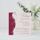 Invitation à la douche nuptiale du Mariage royal Q (Debout devant)