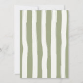 Invitation à la douche nuptiale du panier à fleurs (Dos)