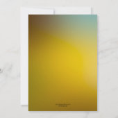 Invitation à la douche nuptiale du papillon floral (Dos)