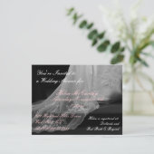 Invitation à la douche nuptiale du train Gown Mari (Debout devant)