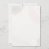 Invitation à la douche nuptiale du voyageur du mon (Dos)