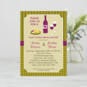 Invitation à la douche nuptiale d'un couple pour d (Debout devant)