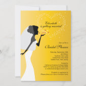 Invitation à la douche nuptiale d'une nuptiale de (Devant)