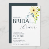 Invitation à la douche nuptiale économique simple  (Devant / Derrière)