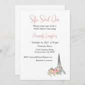 Invitation À La Douche Nuptiale, Elle A Dit Oui Ou (Devant / Derrière)