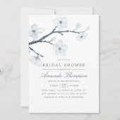 Invitation à la douche nuptiale en fleurs de ceris (Devant)