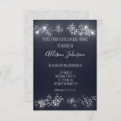 Invitation à la douche nuptiale étoile (Devant / Derrière)