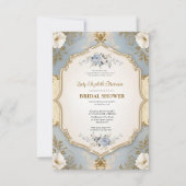 invitation à la douche nuptiale, fête du château f (Devant)