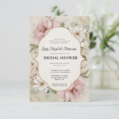 invitation à la douche nuptiale, fête du château f (Debout devant)