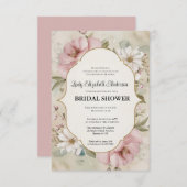 invitation à la douche nuptiale, fête du château f (Devant / Derrière)