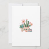 Invitation à la douche nuptiale Fiesta mexicaine (Dos)