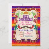 Invitation à la douche nuptiale Fiesta mexicaine (Devant)