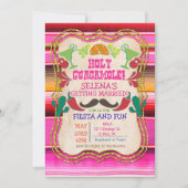 Invitation à la douche nuptiale Fiesta mexicaine (Devant)