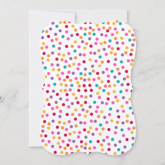 Invitation à la douche nuptiale Fiesta Saint-Guaca (Dos)