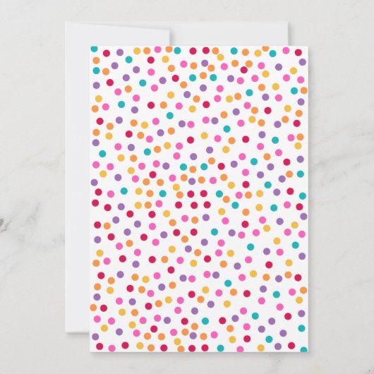 Invitation à la douche nuptiale Fiesta Saint-Guaca (Dos)