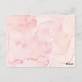 Invitation à la douche nuptiale fleurie (Dos)