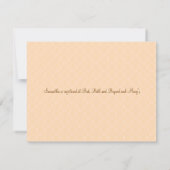 Invitation à la douche nuptiale Flirty Peach (Dos)