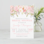 Invitation à la douche nuptiale Floral Garden (Debout devant)