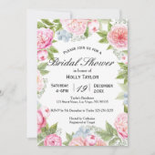 Invitation à la douche nuptiale Floral Garden (Devant)