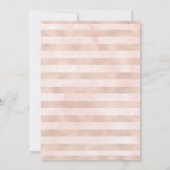 Invitation à la douche nuptiale florale (Dos)