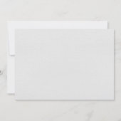 Invitation à la douche nuptiale florale (Dos)