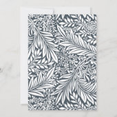 Invitation à la douche nuptiale florale (Dos)