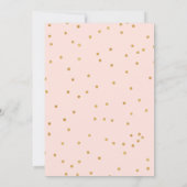 invitation à la douche nuptiale florale (Dos)