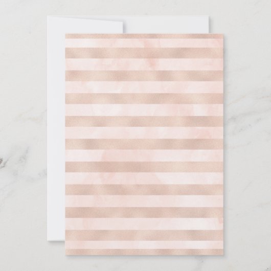 Invitation à la douche nuptiale florale (Dos)