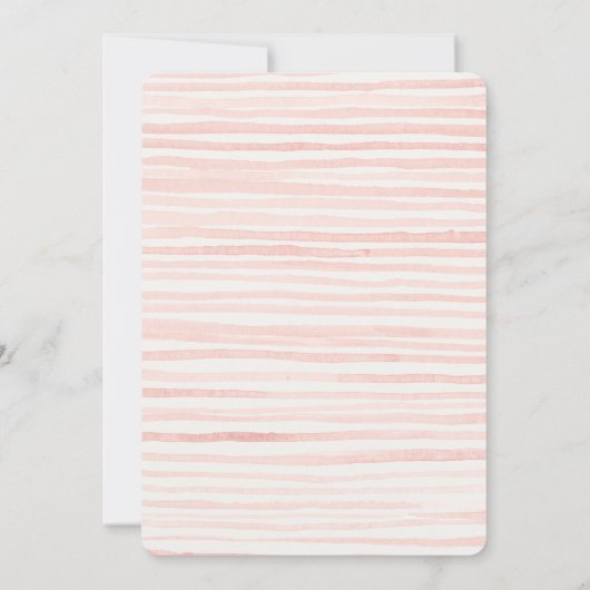 Invitation à la douche nuptiale florale du marché (Dos)