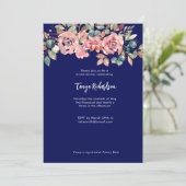 Invitation à la douche nuptiale flush (Debout devant)