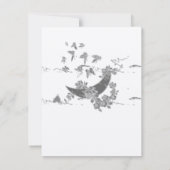 Invitation à la douche nuptiale française (Dos)