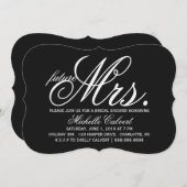 Invitation à la douche nuptiale| future Mme III (Devant / Derrière)