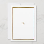 Invitation à la douche nuptiale, grand Gatsby, bla (Dos)