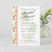 Invitation à la douche nuptiale Hawaiian Luau (Debout devant)