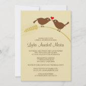 Invitation à la douche nuptiale Inséparable (Devant)