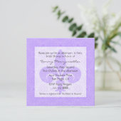 Invitation à la douche nuptiale inspirée par la Fr (Debout devant)