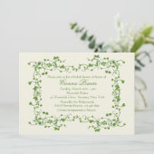 Invitation à la douche nuptiale Ivy Frame (Debout devant)