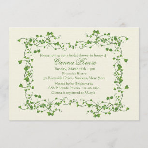 Invitation à la douche nuptiale Ivy Frame