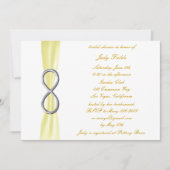 Invitation à la douche nuptiale Jaune (Devant)