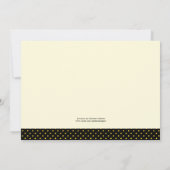 Invitation à la douche nuptiale LBD (Dos)