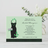 Invitation à la douche nuptiale LBD (Debout devant)