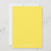 Invitation à la douche nuptiale Lemonade (Dos)