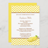 Invitation à la douche nuptiale Lemonade (Devant / Derrière)