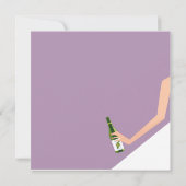 invitation à la douche nuptiale lilas (Dos)