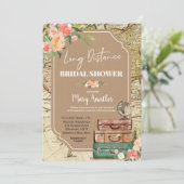 Invitation à la douche nuptiale longue distance po (Debout devant)