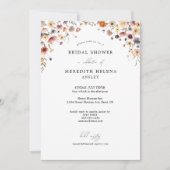 Invitation à la douche nuptiale Mariage colorée (Devant)