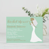 Invitation à la douche nuptiale Mariage Coupe de s (Debout devant)