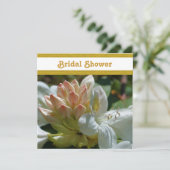 Invitation à la douche nuptiale Mariage de fleurs (Debout devant)