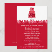 Invitation à la douche nuptiale Mariage funky (Devant / Derrière)