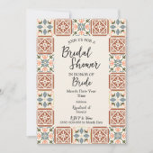 Invitation à la douche nuptiale méditerranéenne (Devant)